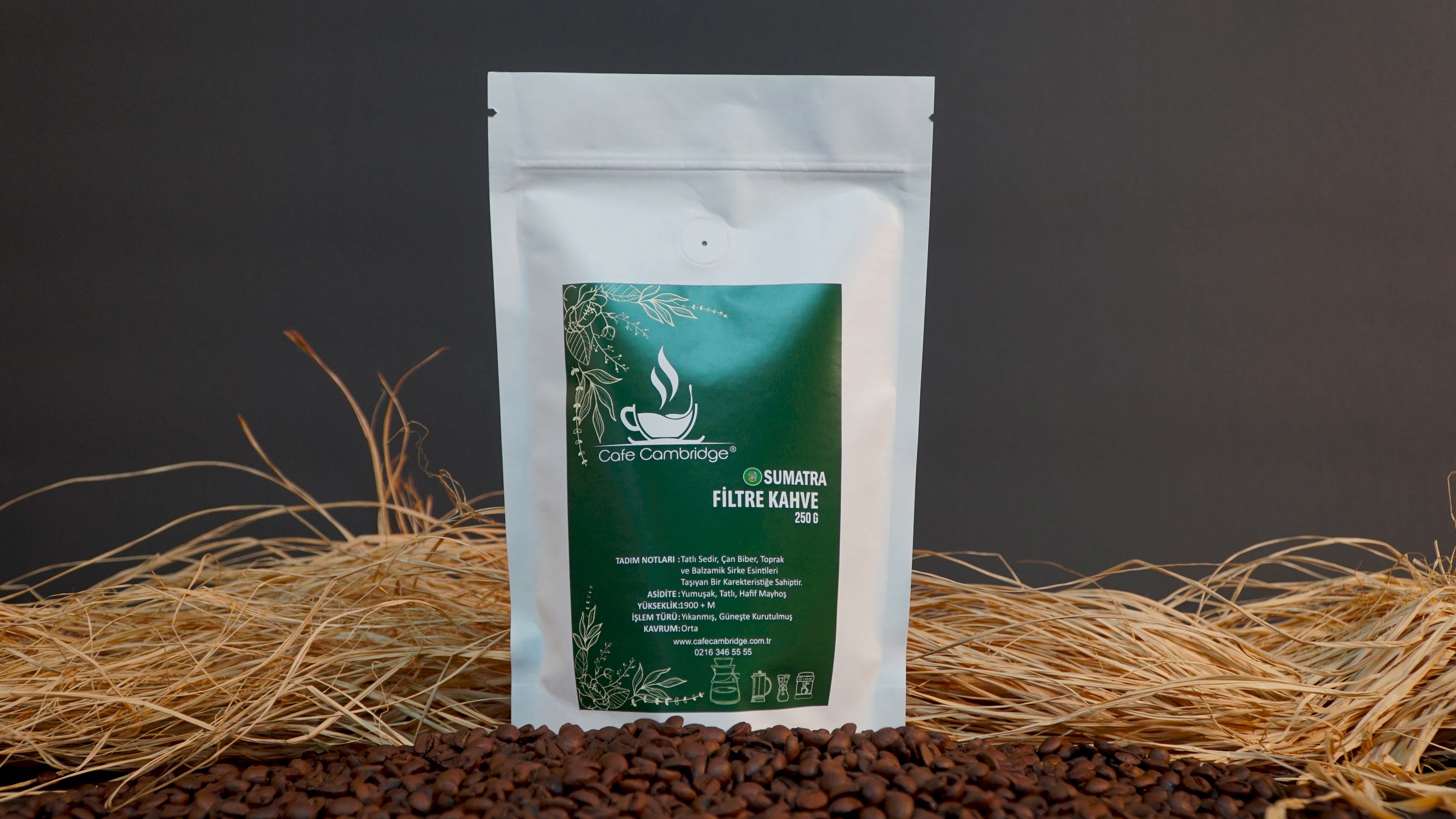 Sumatra Çekirdek Kahve - 4x250gr